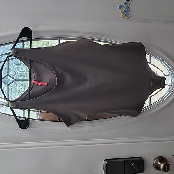 NWOT Spanx Tank Scoop Neck Bodysuit Brown Size Large - Picture 3 of 5